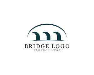 bridge Logo Template vector icon illustration design