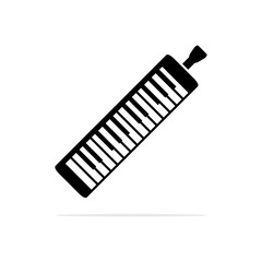 musical instrument Melodica icon.Vector concept illustration for design.
