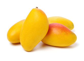 Mango on white background