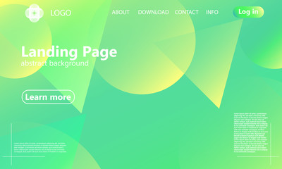 Obraz premium Website landing page. Geometric background.