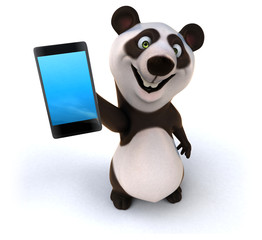 Fun Panda - 3D Illustration © Julien Tromeur
