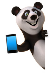 Fun Panda - 3D Illustration © Julien Tromeur