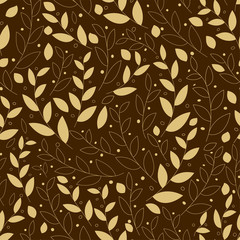 Fototapeta premium Organic background. Seamless pattern.Vector. 有機的なパターン