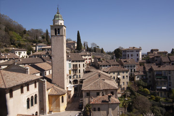 Fototapeta na wymiar Borgo storico Asolo Treviso Italia