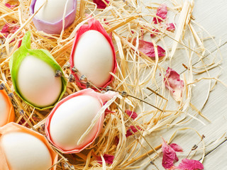 Colorful Easter eggs