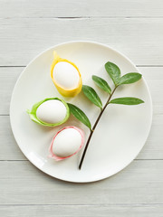 Colorful Easter eggs