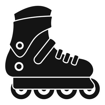 Pro inlane skates icon. Simple illustration of pro inlane skates vector icon for web design isolated on white background