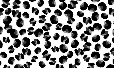 Leopard print. Animal skin pattern.