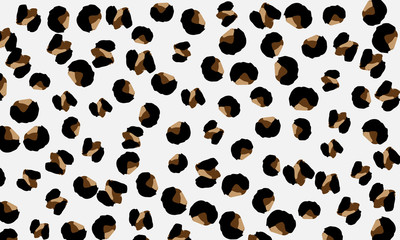 Leopard print. Animal skin pattern.