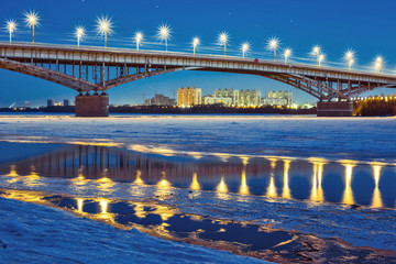 Fototapeta premium bridge at night