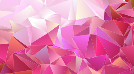 Abstract Low-Poly triangular modern background