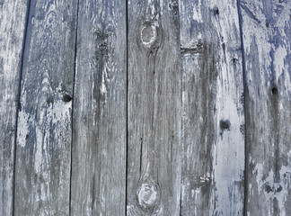 Wooden background in white and gray. Wood surface in vintage tone. Smooth light natural wood texture