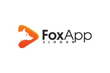 fire fox logo design