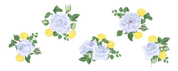 Vintage Purple Roses and Rustic Wedding Wreath.