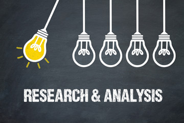 Fototapeta premium Research & Analysis