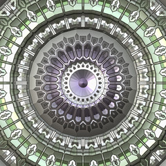 3d effekt - abstrakt polygonal geometrisch muster