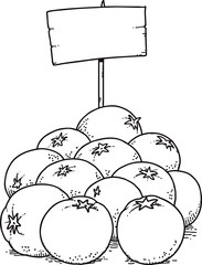 orange and frame for price