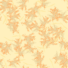 Fototapeta premium Desert camouflage of various shades of orange, beige and yellow colors