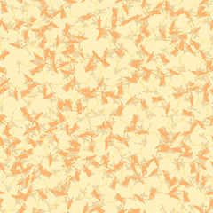 Desert camouflage of various shades of orange, beige and yellow colors