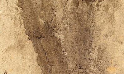 Stucco on the wall of the house as an abstract background