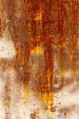Rust on metal as abstract background