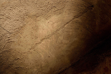 Stucco on the wall of the house as an abstract background