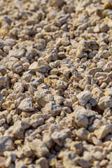 Construction gravel as abstract background