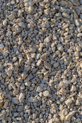 Construction gravel as abstract background