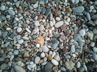 Beach pebbel background