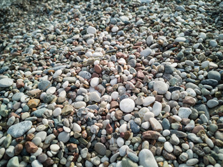 Beach pebbel background