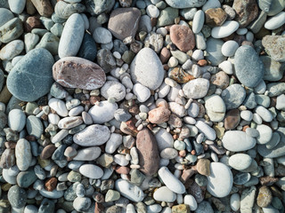 Beach pebbel background