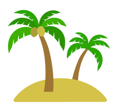 Illustration of palm tree