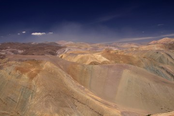 Rich mineral deposits are responsible for beautiful colors of 