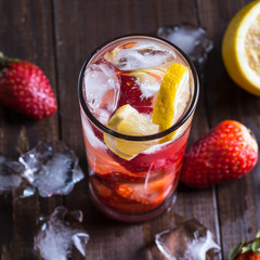 Image with strawberry drink.