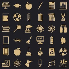 Good education icons set. Simple style of 36 good education vector icons for web for any design