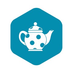 Kettle icon in simple style isolated on white background. Dishes symbol