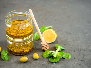 salad dressing with mustard and honey