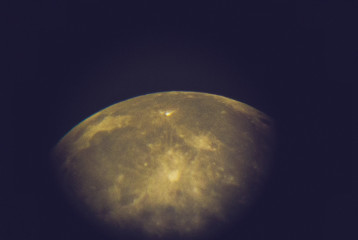 Superficie lunare vista dalla Terra © Marco Bonomo