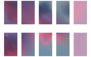 Soft color background. Modern screen vector design for mobile app. Soft color gradients.