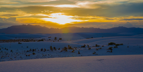 White Sands National Monument in New Mexico, USA