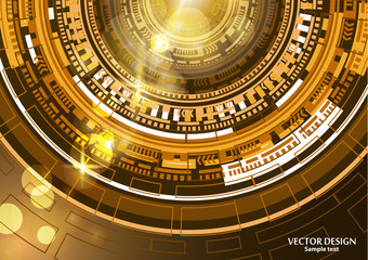 Obraz premium Jasne streszczenie technologia tło. Tło innowacji koncepcja komunikacji high tech.