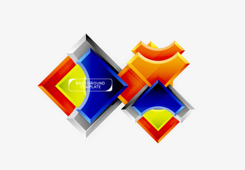 Modern geometrical abstract background