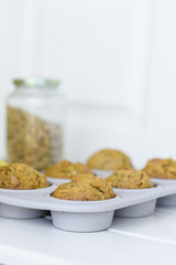 Vegan Banana Nut Muffins 