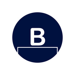 Initial Letter Logo B Template Vector Design