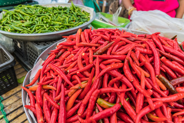 The 24 hour local fruit market Phuket Town
