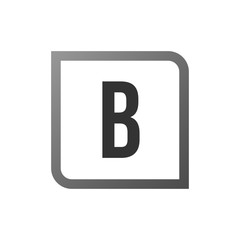 Initial Letter Logo B Template Vector Design