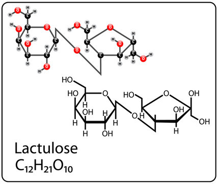 Lactulose Molecule Structure