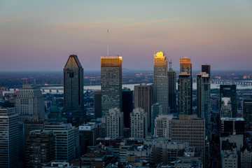 Fototapeta premium Montreal at sunset