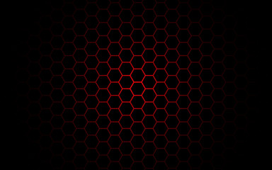 abstract honeycomb design tech innovation concept background - Vector
