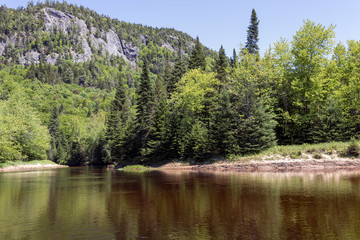 Obraz premium Mont Tremblant National Park is a rich amalgam of Québec's natural and historic heritages, being the largest and oldest park in the network